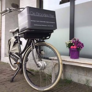 De bezorgfiets van De Broodjes Bar